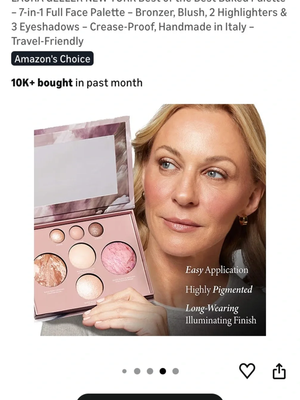 Laura Geller 7-in-1 Face Palette — Pink, Champagne, Bronze, Taupe
